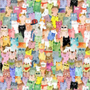 WHM Cats Around Town Full Of Purrsonality - 54997-1 Multi - Cotton Fabric
