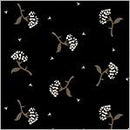 WHM Circa: Onyx Hydrangea - 54343-1 Onyx - Cotton Fabric