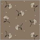 WHM Circa: Onyx Hydrangea - 54343-4 Walnut - Cotton Fabric