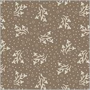 WHM Circa: Onyx Posy - 54342-4 Walnut - Cotton Fabric