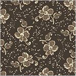 WHM Circa: Onyx Primrose - 54347-10 Espresso - Cotton Fabric