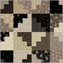 WHM Circa: Onyx Step By Step - 54350D-1 Onyx - Cotton Fabric