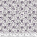 WHM Circa: Purple Posey - 53949-1 Ivory - Cotton Fabric