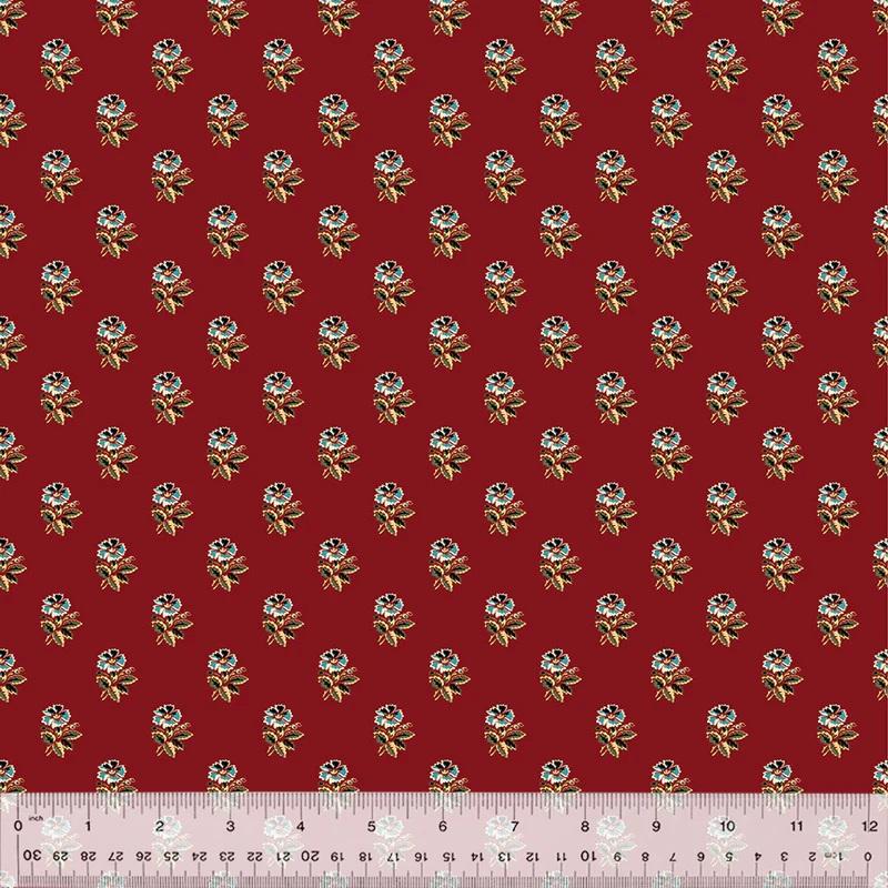 WHM Circa: Turkey Red Corsage - 54731-1 Turkey Red - Cotton Fabric