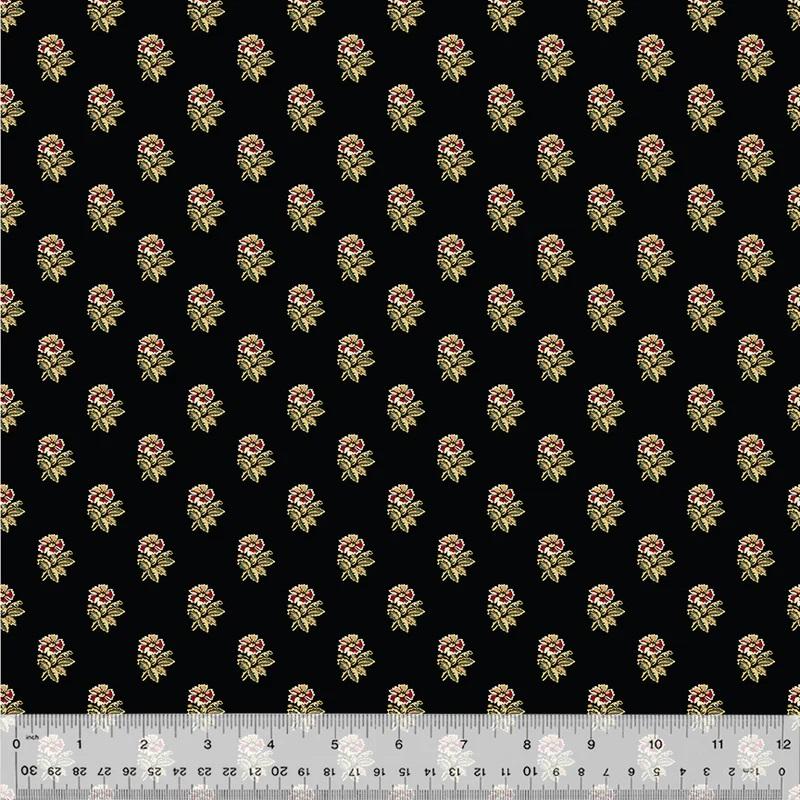 WHM Circa: Turkey Red Corsage - 54731-2 Black - Cotton Fabric