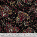WHM Circa: Turkey Red Paisley - 54726-2 Black - Cotton Fabric