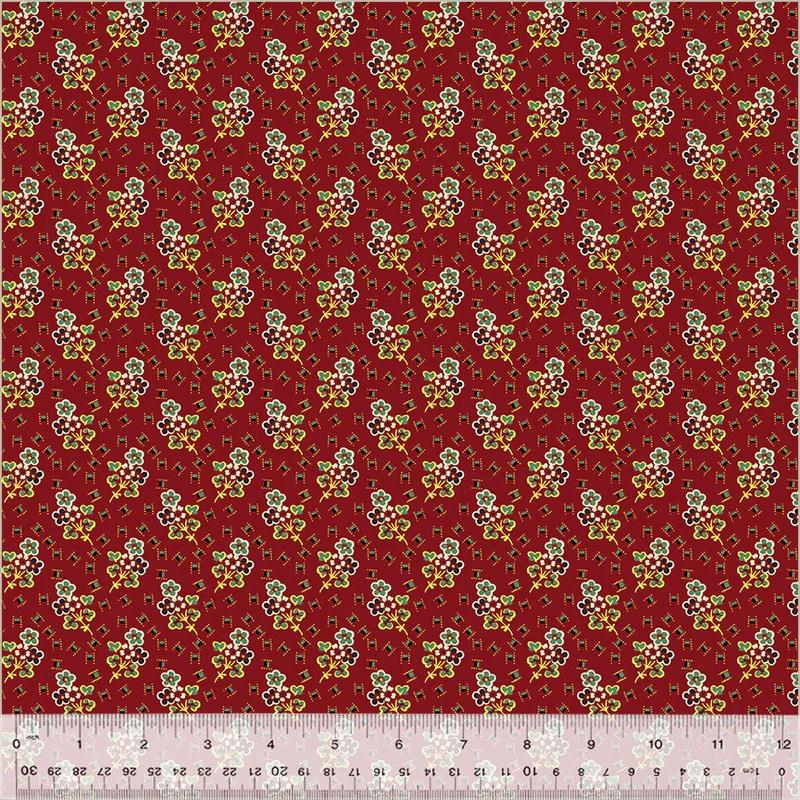 WHM Circa: Turkey Red Picnic - 54732-1 Turkey Red - Cotton Fabric