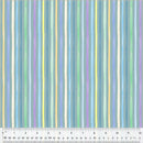 WHM Count on Me Stripe - 53901-2 Teal - Cotton Fabric