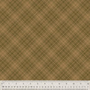 WHM Creme de la Creme Raspy Plaid - 53714B-9 Toffee - Cotton Fabric