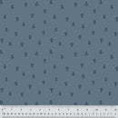 WHM Duchess Ditsy Drop - 54579-8 Antique Blue - Cotton Fabric