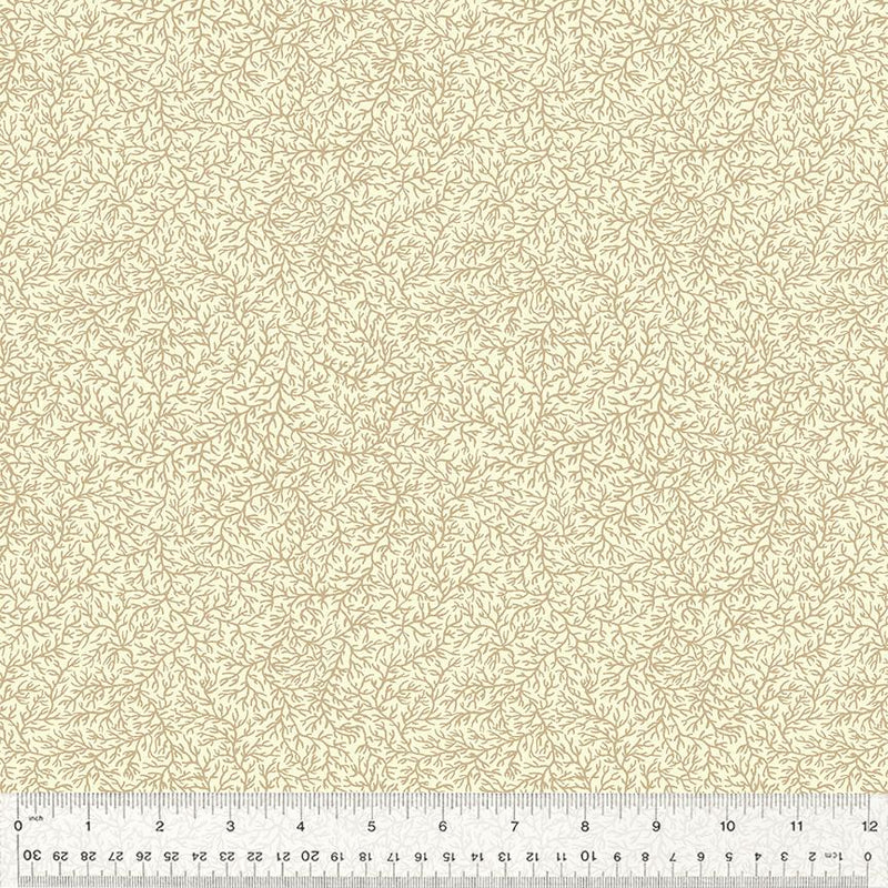 WHM Duchess Twiggy - 54580-5 Ecru - Cotton Fabric