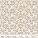 WHM Dwell Garden Tile - 54741-1 Cream - Cotton Fabric