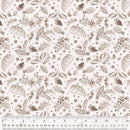 WHM Dwell Plush Paisleys - 54740-1 Cream - Cotton Fabric