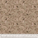 WHM Dwell Plush Paisleys - 54740-2 Greige - Cotton Fabric