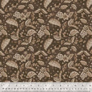 WHM Dwell Plush Paisleys - 54740-4 Cocoa - Cotton Fabric
