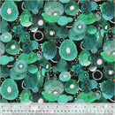 WHM Ebb & Flow Genesis - 54026DM-3 Jungle - Cotton Metallic Fabric