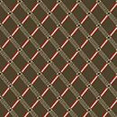 WHM Elliot Lattice - 53791-6 Dark Brown - Cotton Fabric