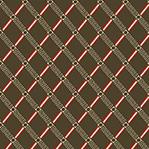 WHM Elliot Lattice - 53791-6 Dark Brown - Cotton Fabric