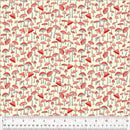 WHM Enchanted Woods Mushroom Garden - 54523-9 Red - Cotton Fabric