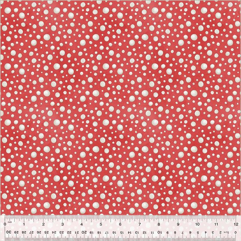 WHM Enchanted Woods Spots - 54525-9 Red - Cotton Fabric