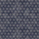WHM Faded Indigo Circle Vignette - 55445-2 Raw Denim - Cotton Fabric
