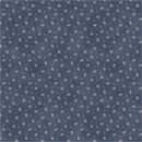 WHM Faded Indigo Leaf Shirting - 55449-3 Indigo - Cotton Fabric