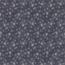 WHM Faded Indigo Vine Bouquet - 55447-2 Raw Denim - Cotton Fabric