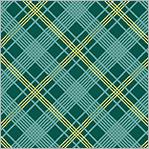 WHM Fanfare Bias Plaid - 54378-5 Emerald - Cotton Fabric