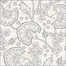 WHM Fanfare Block Print - 54376-3 Linen - Cotton Fabric