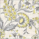WHM Fanfare Jacobean Garden - 54374-3 Linen - Cotton Fabric