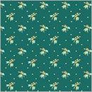 WHM Fanfare Petite Pickings - 54379-5 Emerald - Cotton Fabric