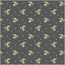 WHM Fanfare Petite Pickings - 54379-6 Charcoal - Cotton Fabric