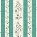 WHM Fanfare Vining Lillies - 54375-2 Jade - Cotton Fabric