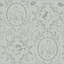 WHM Forest Tales Dainty Damask - 54442-5 Sage - Cotton Fabric