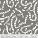WHM Game Night Dominoes - 53777-1 Grey - Cotton Fabric