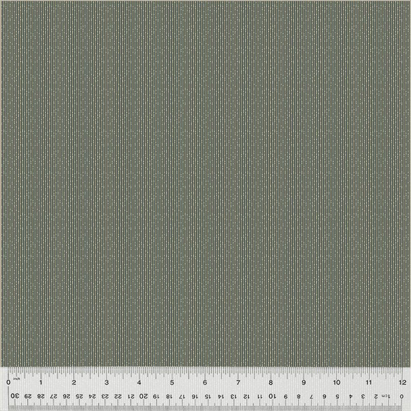 WHM Garden Tale Pinpoint - 53823-8 Breen - Cotton Fabric
