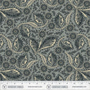 WHM Heirloom Heritage Stitch - 55082-5 Slate - Cotton Fabric