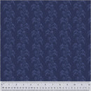 WHM Jasper Blue Border Lace - 54368-4 Navy - Cotton Fabric
