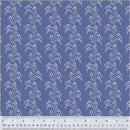 WHM Jasper Blue Border Lace - 54368-5 Chambray - Cotton Fabric