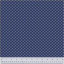 WHM Jasper Blue Fleurette - 54370-7 Sapphire - Cotton Fabric