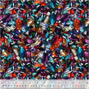 WHM Landscapes Perfect Gems - 54408D-1 Gemstones - Cotton Fabric