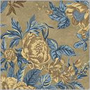 WHM Oxford Garden Abundance - 53889-2 Taupe - Cotton Fabric