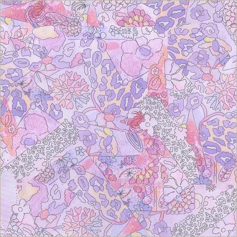 WHM Pattern Play 108" - 54894DW-1DES Lavender - Cotton Fabric