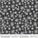 WHM Pen & Petal Roses - 54966-2 Black - Cotton Fabric