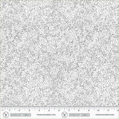 WHM Pen & Petal Speck - 54969-1 White - Cotton Fabric
