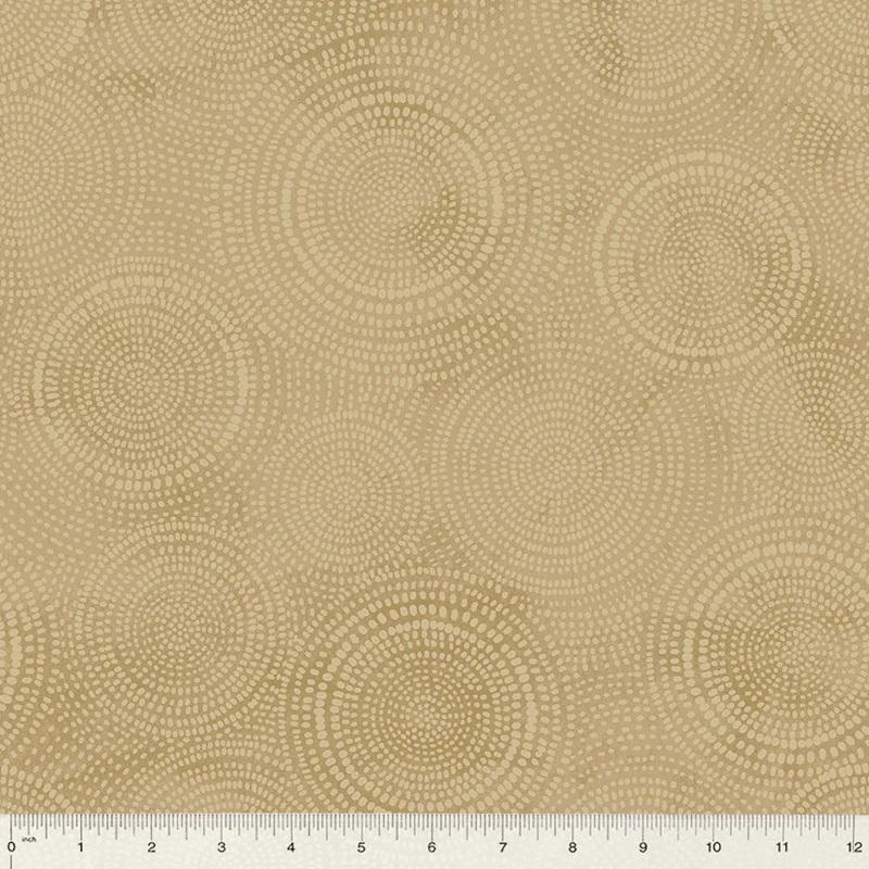 WHM Radiance 108" Quilt Back - 53728W-5 Tan - Cotton Fabric