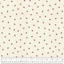 WHM Sable & Scarlet Buds - 54151-1 Cream - Cotton Fabric