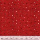WHM Sable & Scarlet Buds - 54151-4 Red - Cotton Fabric