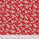 WHM Sable & Scarlet Flowering Vine - 54150-4 Red - Cotton Fabric