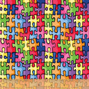 WHM Studio Collect Series Autism Awareness - 19596-MULTI - Cotton Fabric